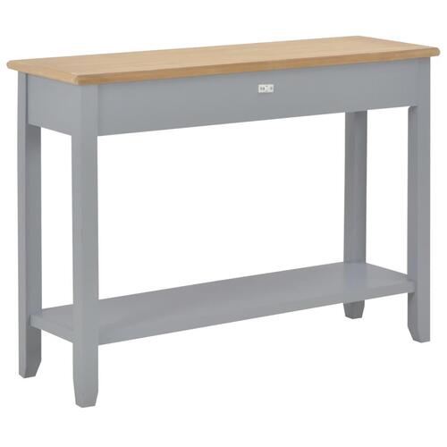 Konsolbord 110 x 35 x 80 cm træ grå