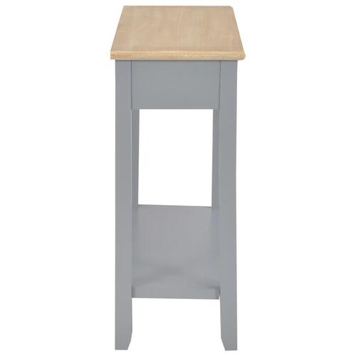 Konsolbord 110 x 35 x 80 cm træ grå