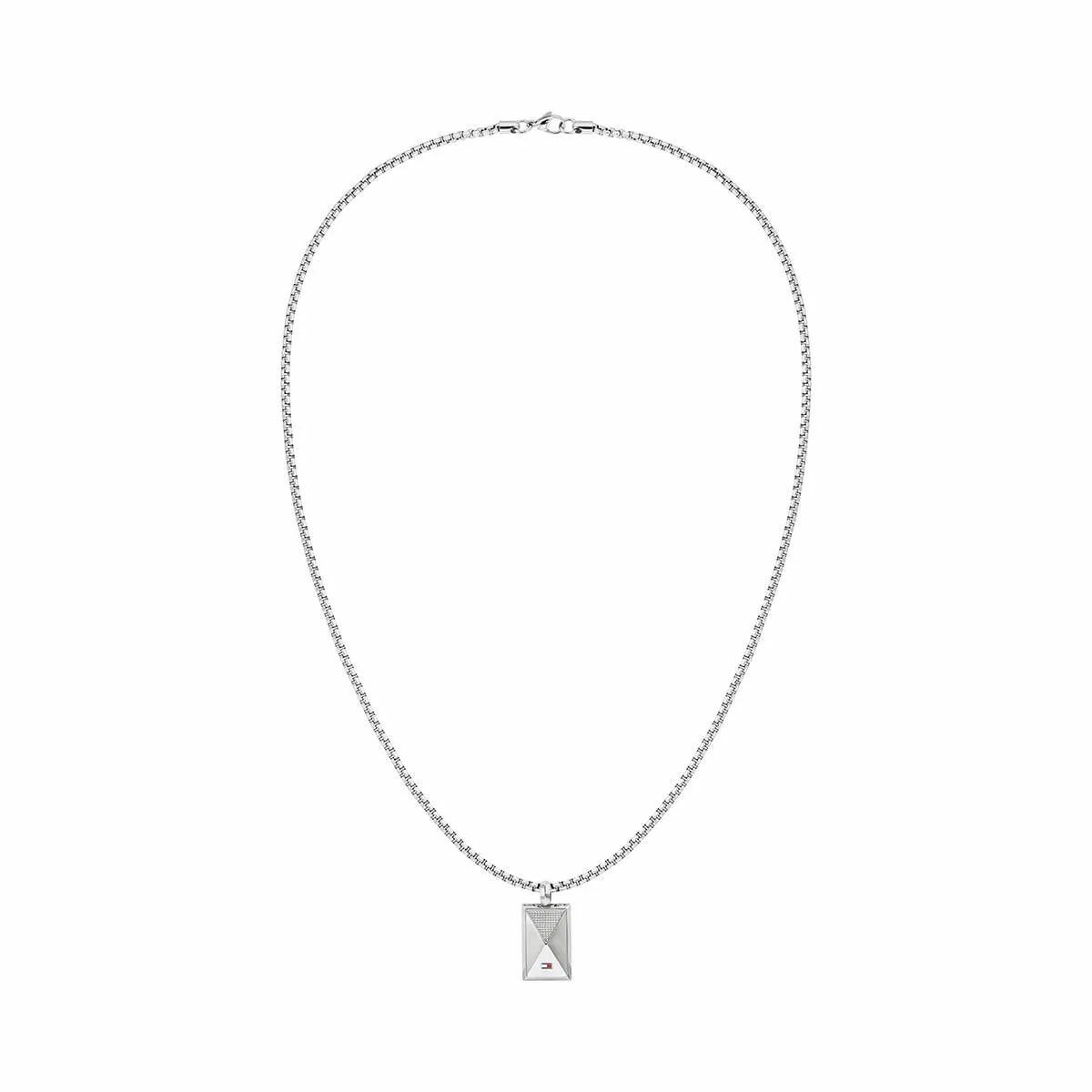 Tommy Hilfiger herrehalskæde i rustfrit stål - sølvfarvet (2790564)