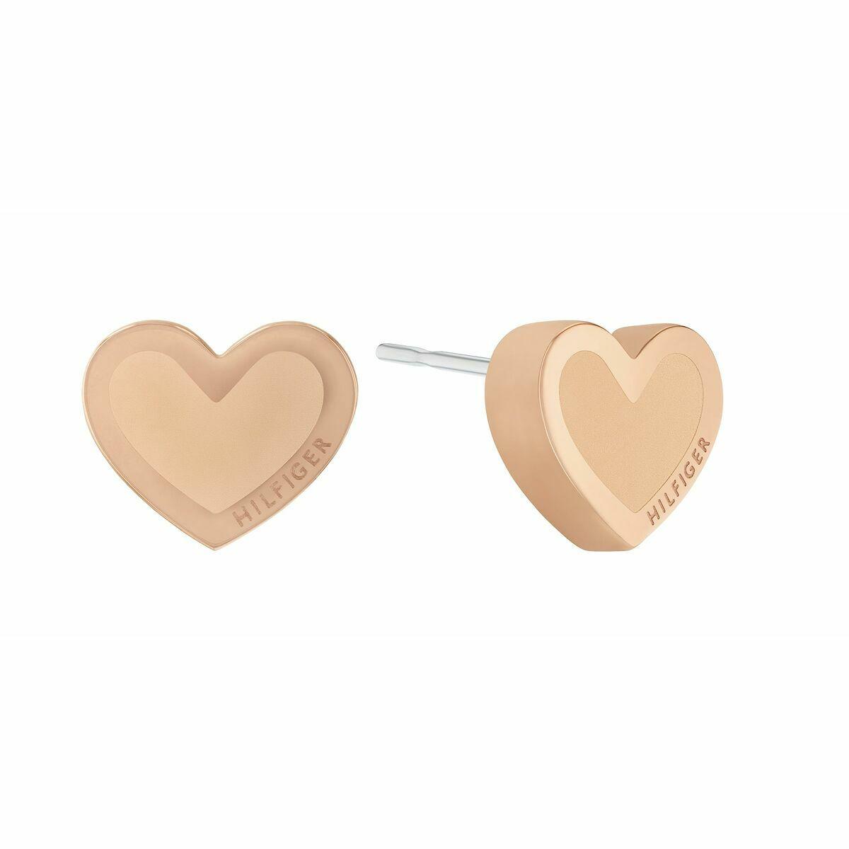 Tommy Hilfiger hjerte ørestikker til kvinder - 2780739