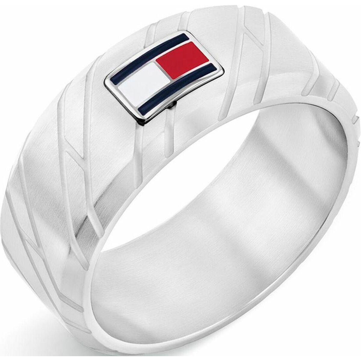 Tommy Hilfiger ring til mænd 2790621H - sølvfarvet rustfrit stål