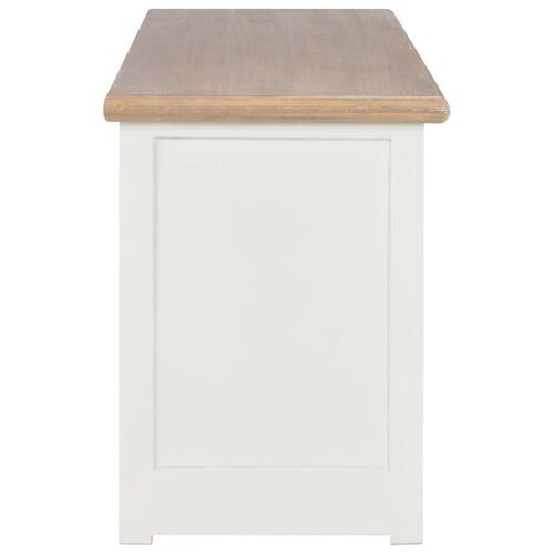 Tv-bord 120x30x40 cm træ hvid