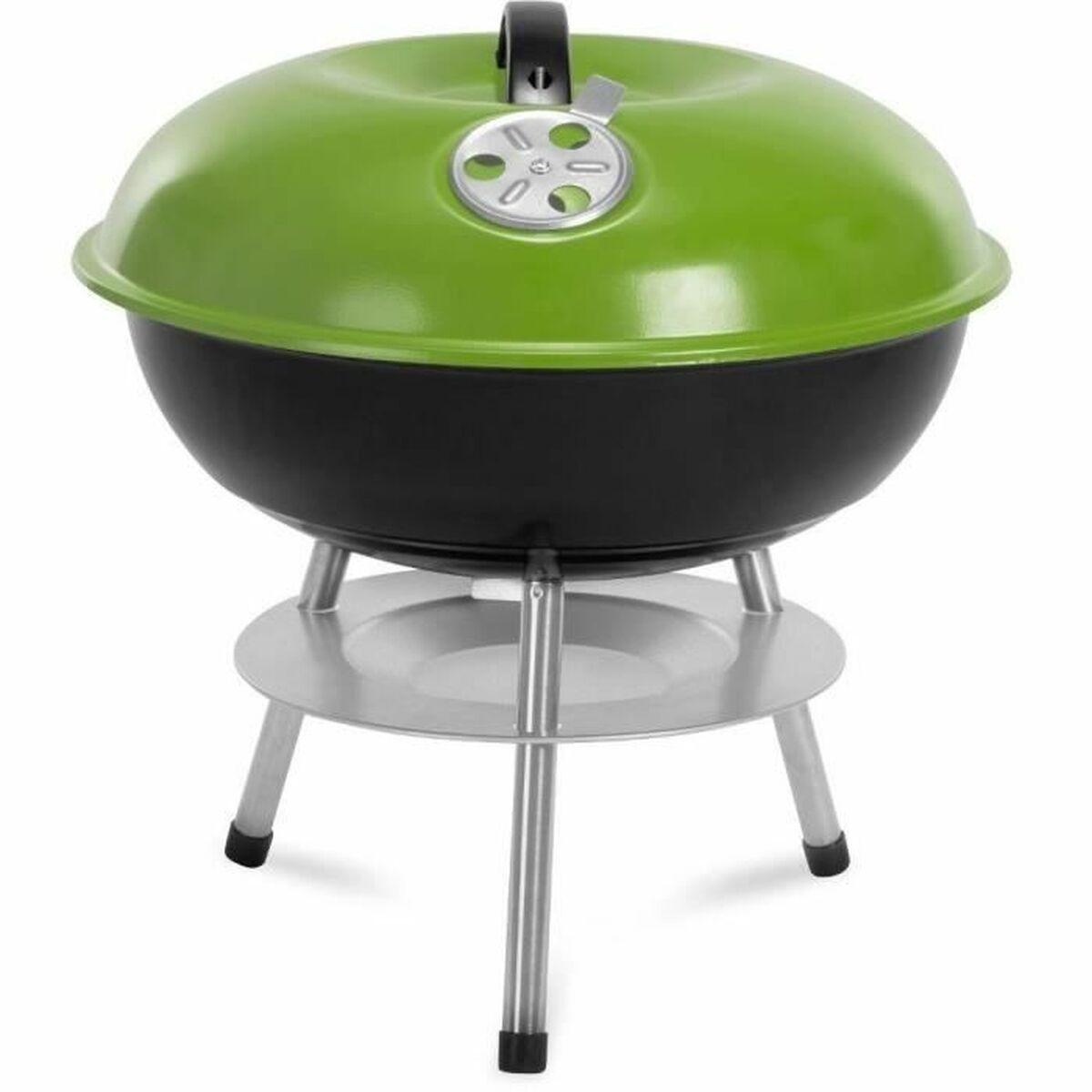 Fieldmann transportabel havegrill Ø 34 cm - grøn