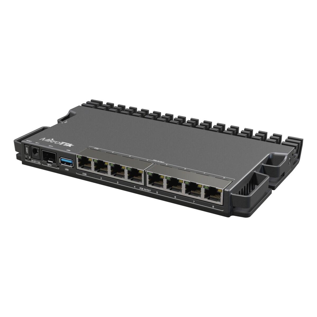Gigabit router Mikrotik - RB5009UG+S+IN, sort billede