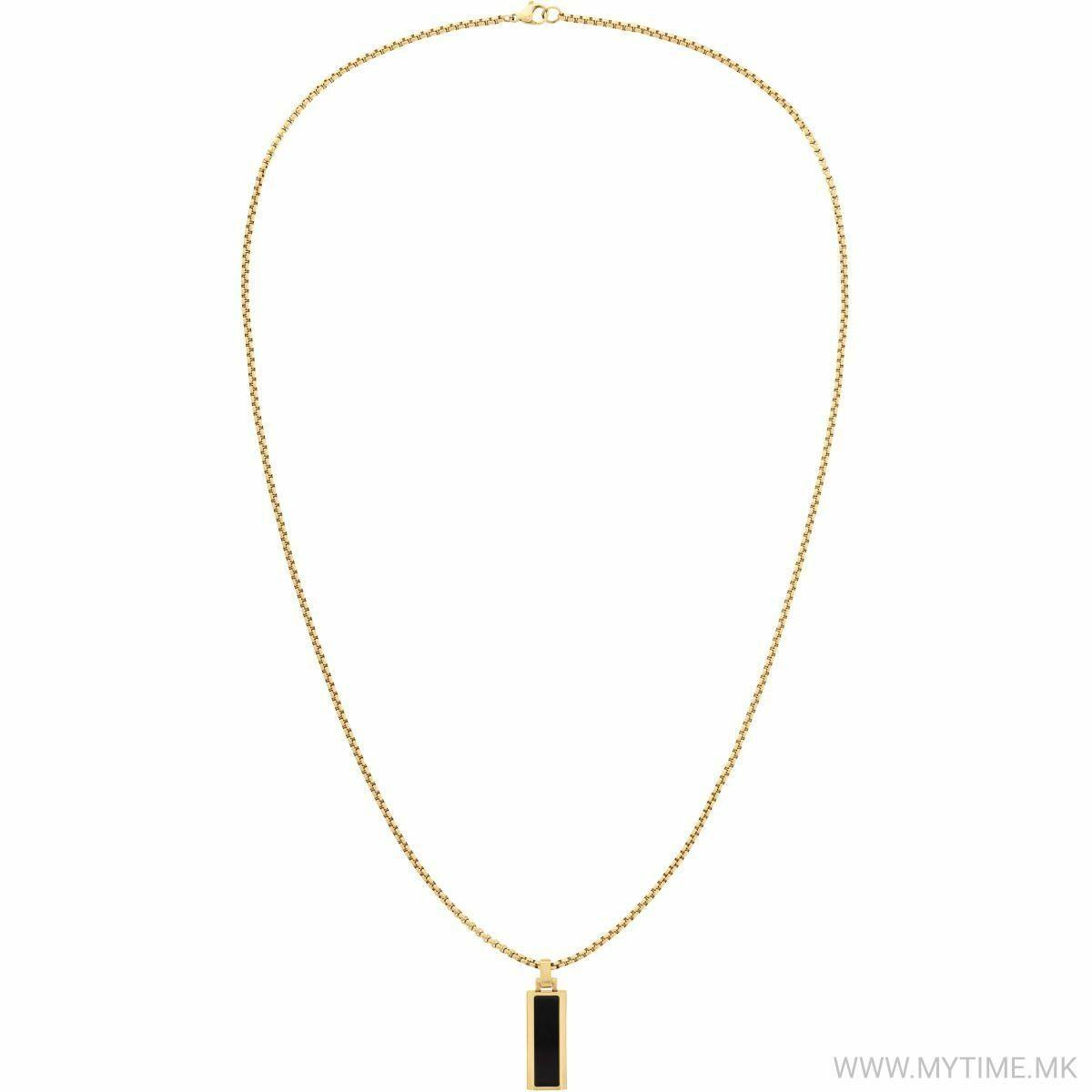 Tommy Hilfiger halskæde til mænd 2790541 - gylden, rustfrit stål