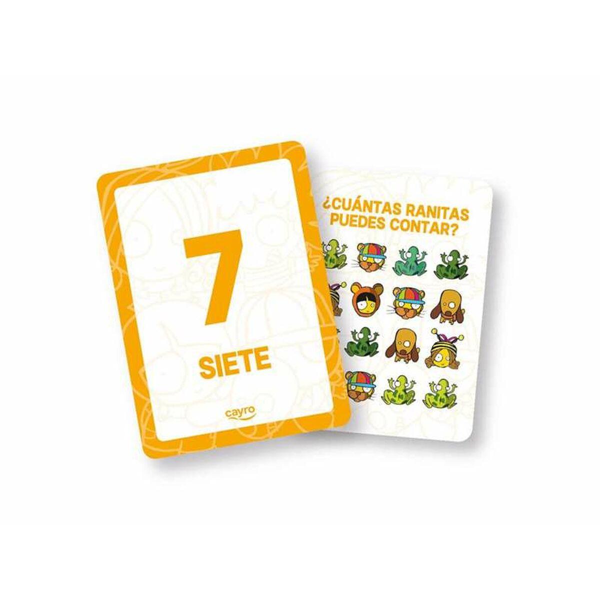 Lær-at-tælle kortspil - Cayro (multifarvet)