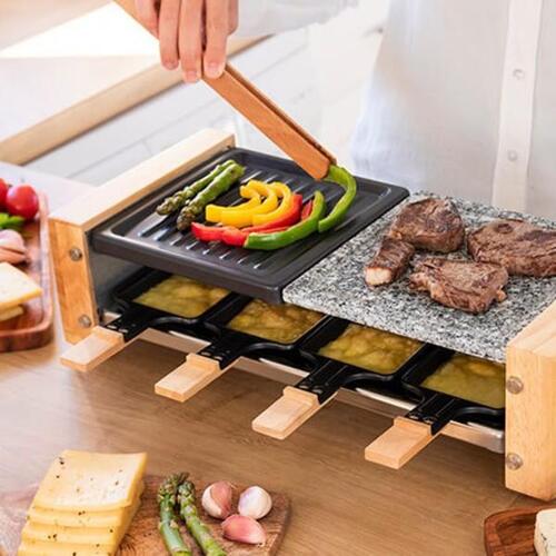 Grill-kogeplade Cheese&Grill 8400 Wood MixGrill 1200 W