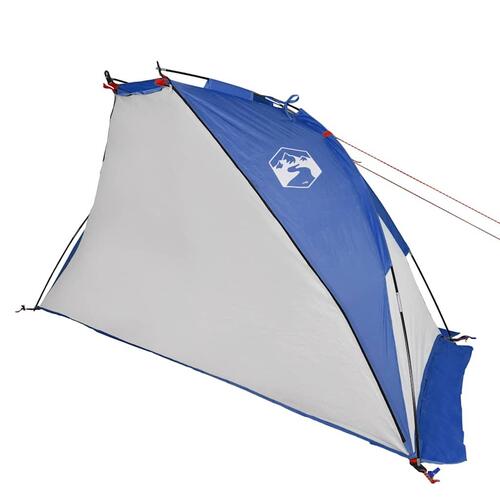 Strandtelt 268x223x125 cm 185T polyester azurblå