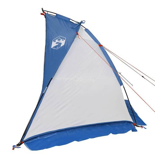 Strandtelt 268x223x125 cm 185T polyester azurblå