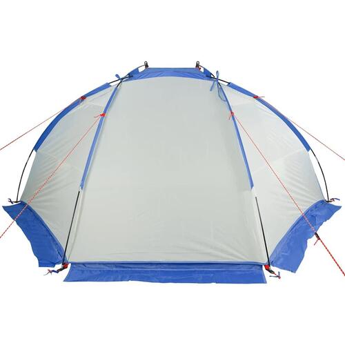 Strandtelt 268x223x125 cm 185T polyester azurblå