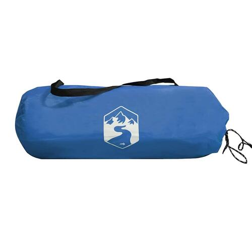 Strandtelt 268x223x125 cm 185T polyester azurblå