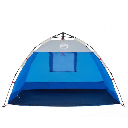 2-personers strandtelt vandafvisende quick-release azurblå