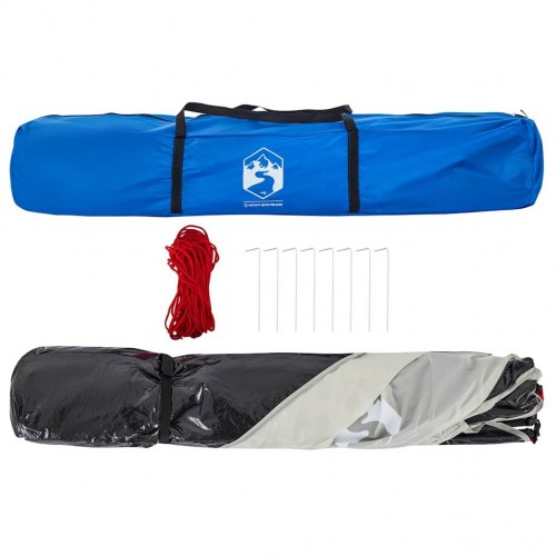 4-personers strandtelt vandafvisende quick-release azurblå