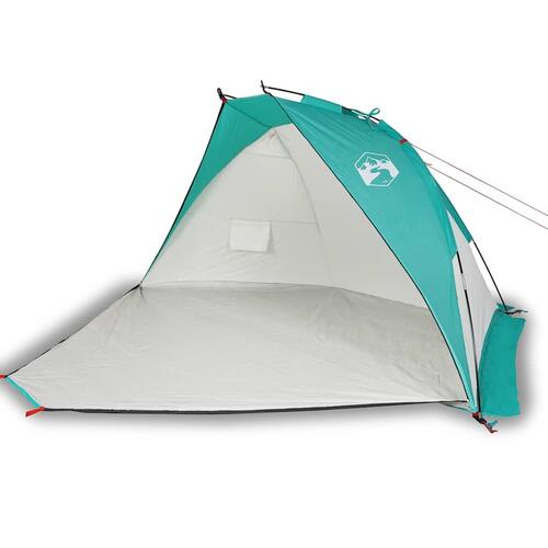 Strandtelt 268x223x125 cm 185T polyester havgrøn