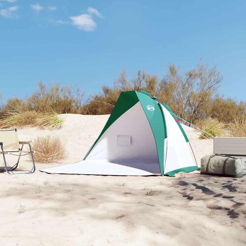 Strandtelt 268x223x125 cm 185T polyester havgrøn