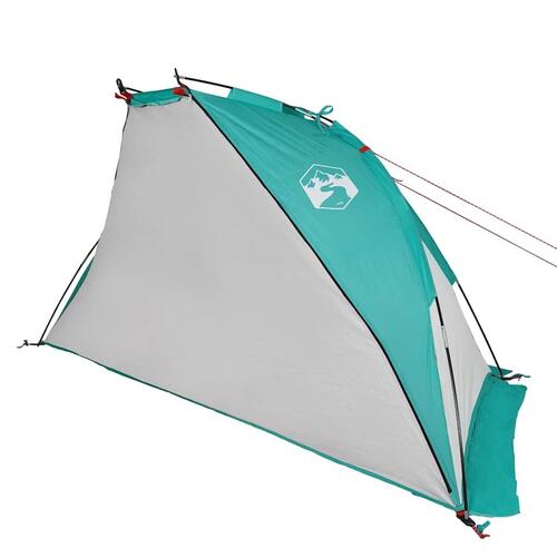 Strandtelt 268x223x125 cm 185T polyester havgrøn
