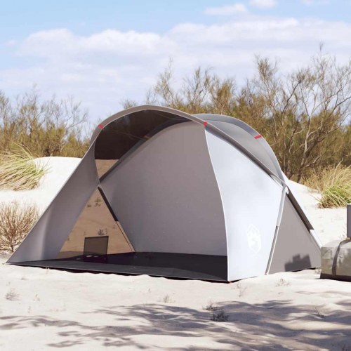 2-personers strandtelt pop-up vandafvisende grå
