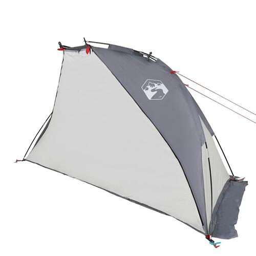 Strandtelt 268x223x125 cm 185T polyester grå