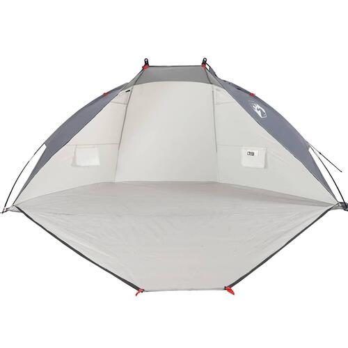 Strandtelt 268x223x125 cm 185T polyester grå