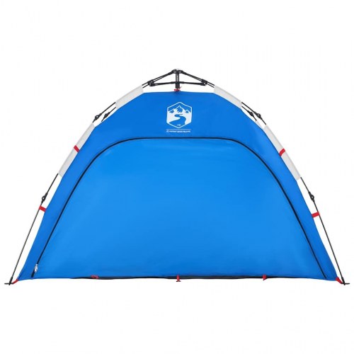 2-personers strandtelt vandafvisende quick-release azurblå