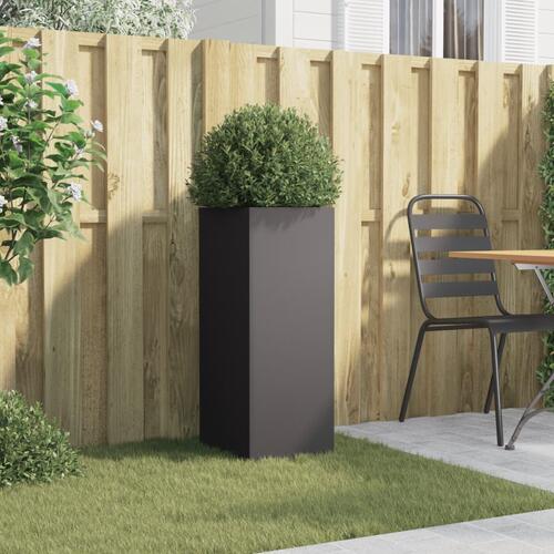 Plantekasse 32x29x75 cm stål sort (OUTLET A)