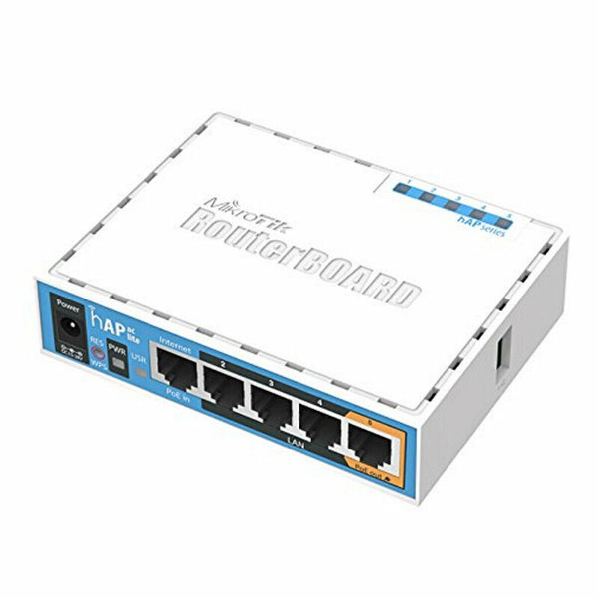Mikrotik hAP ac lite RB952UI-5AC2ND router - Dual-band 2,4/5 GHz, hvid
