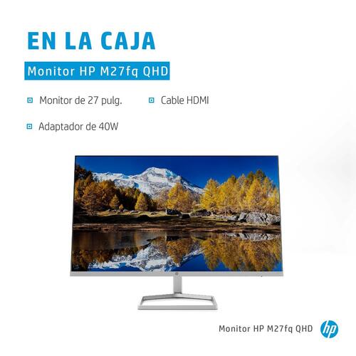 HP M27fq 27" Quad HD gaming skærm