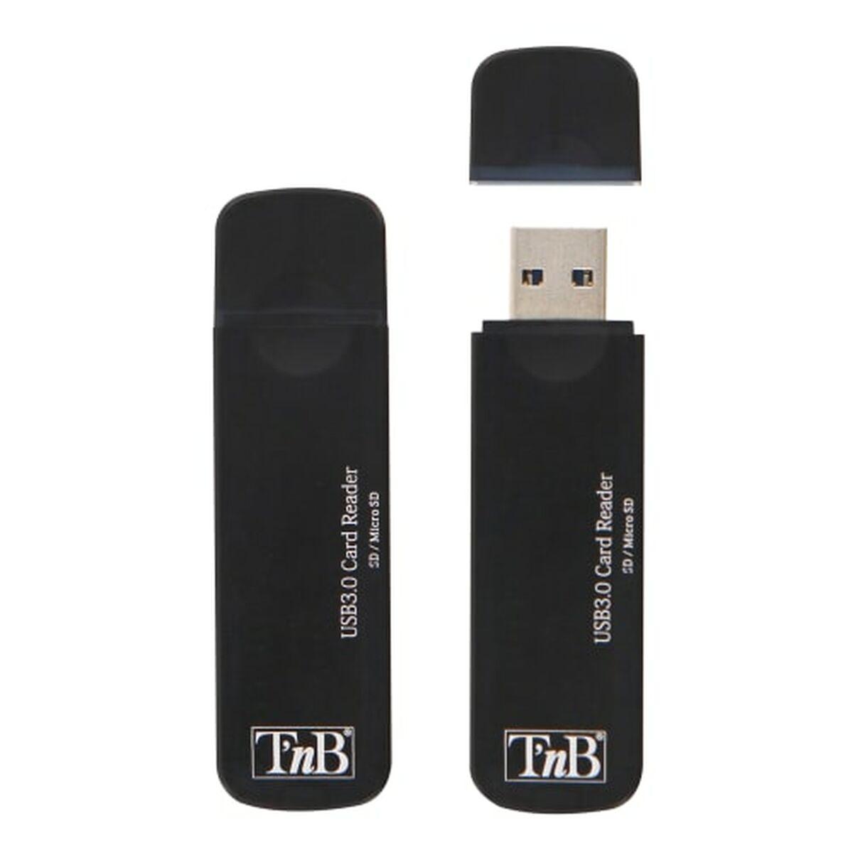T’NB POCKET READER USB 3.0 kortlæser - Sort