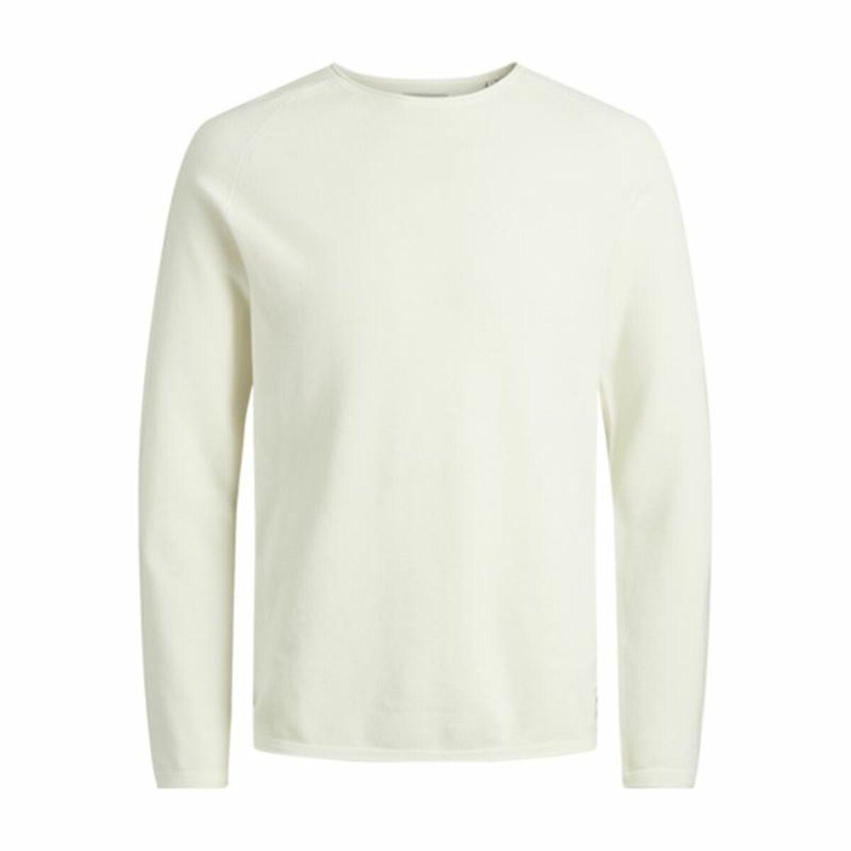 Jack & Jones ehill Knit sweatshirt til mænd - Cloud Dancer (M) billede