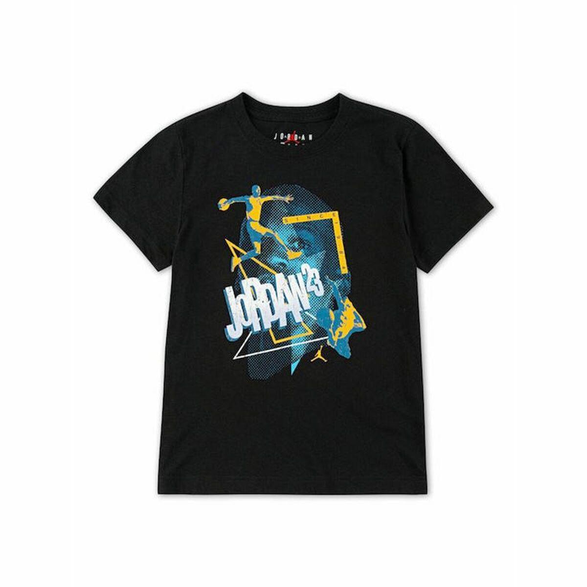 Jordan JDB 3Peat kortærmet T-shirt til drenge - sort (8-10 år)