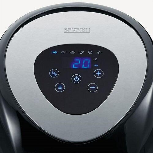 Severin FR 2430 varmluftsfrituregryde 3,2 l - sort/sølv, 1500 W