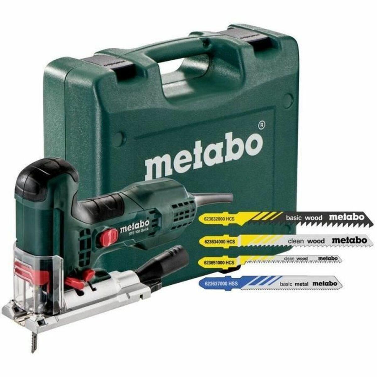 Metabo STE 100 Quick dekupørsav - grøn, med kabel billede