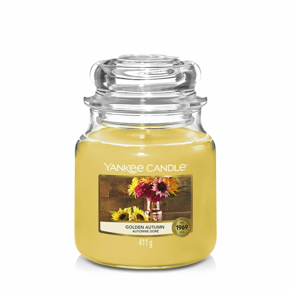 Yankee Candle duftlys - Golden Autumn, glas, 411 g