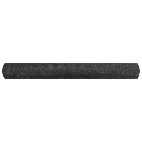 Afskærmning 1,2x50 m HDPE 195 g/m² sort