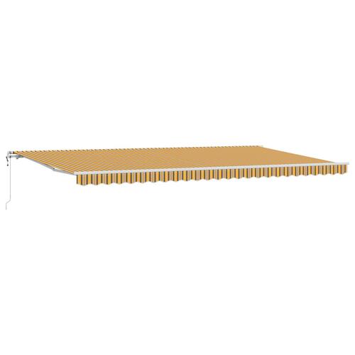 Automatisk Udtækkelig Markise Multifarvet Stribet 600x350 cm