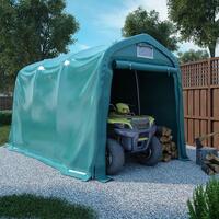 Garagetelt 2,4x3,6 m PVC grøn