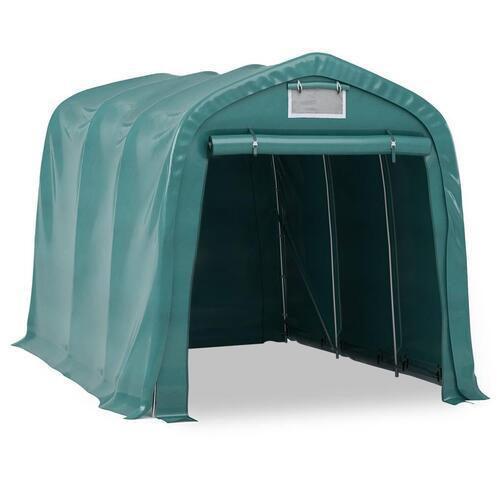 Garagetelt 2,4x3,6 m PVC grøn