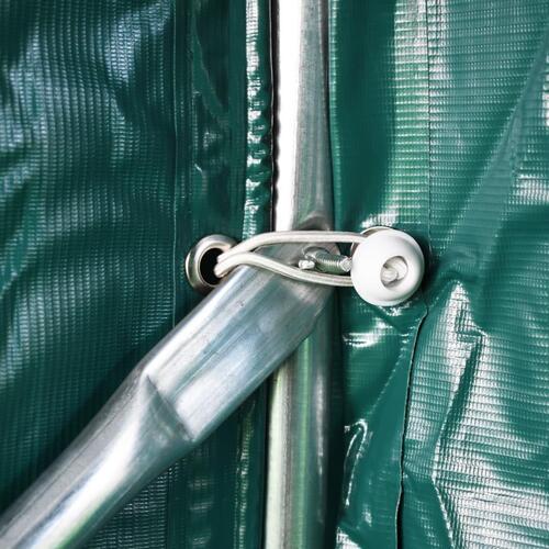 Garagetelt 2,4x3,6 m PVC grøn