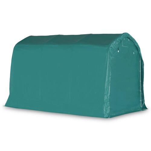Garagetelt 2,4x3,6 m PVC grøn