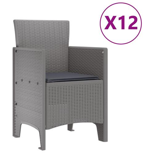 13 Delt Have Spisesæt med Puder Lysegrå Poly Rattan&& Have Bord Lysegrå 200x100x73 cm Poly Rattan&& Have Bord Lysegrå 150x100x73 cm Poly Rattan&& Have Stole med Puder 4 stk Lysegrå Poly Rattan