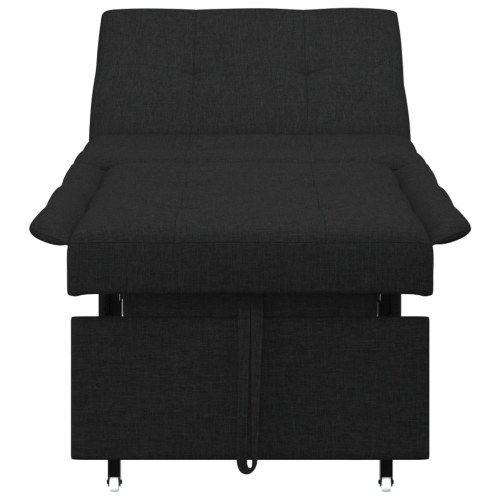 Sovesofa Sort 194 x 67 x 37 cm Stof