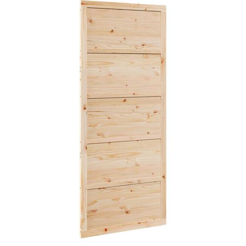 Fyrretræs Entrédør Naturligt Træ Massivt Fyrretræ 80 x 2.5 x 208 cm