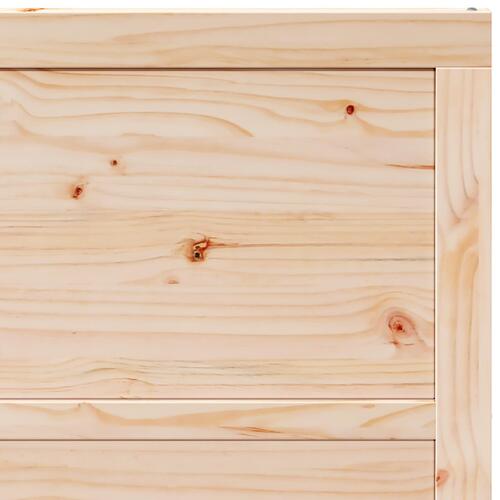 Fyrretræs Entrédør Naturligt Træ Massivt Fyrretræ 80 x 2.5 x 208 cm