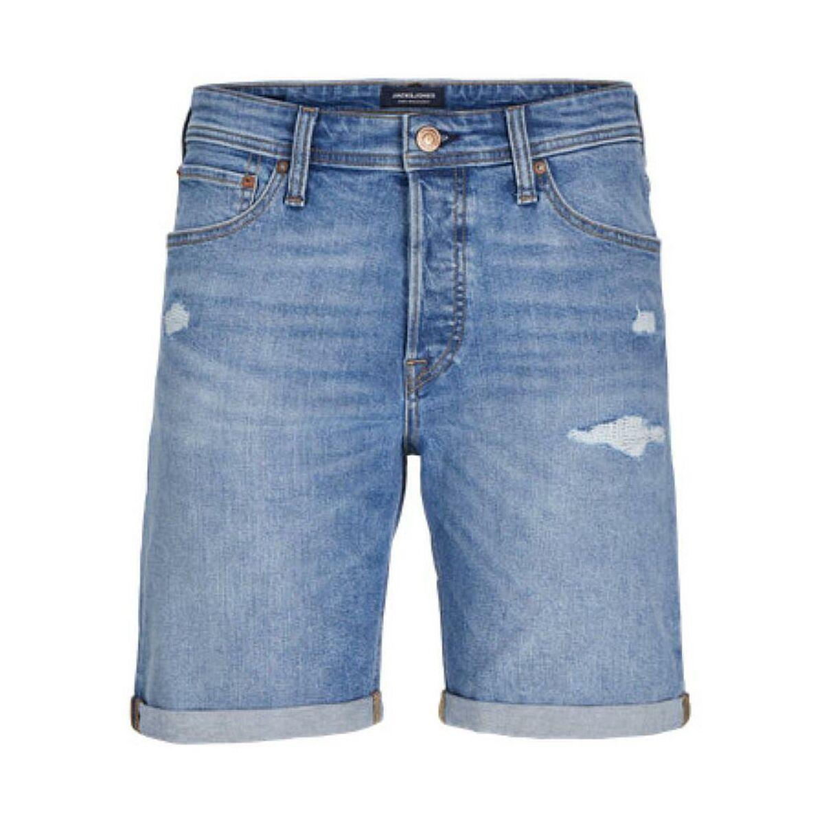 Jack & Jones JJIRICK JJIORIGINAL denimshorts - Blå, str. S