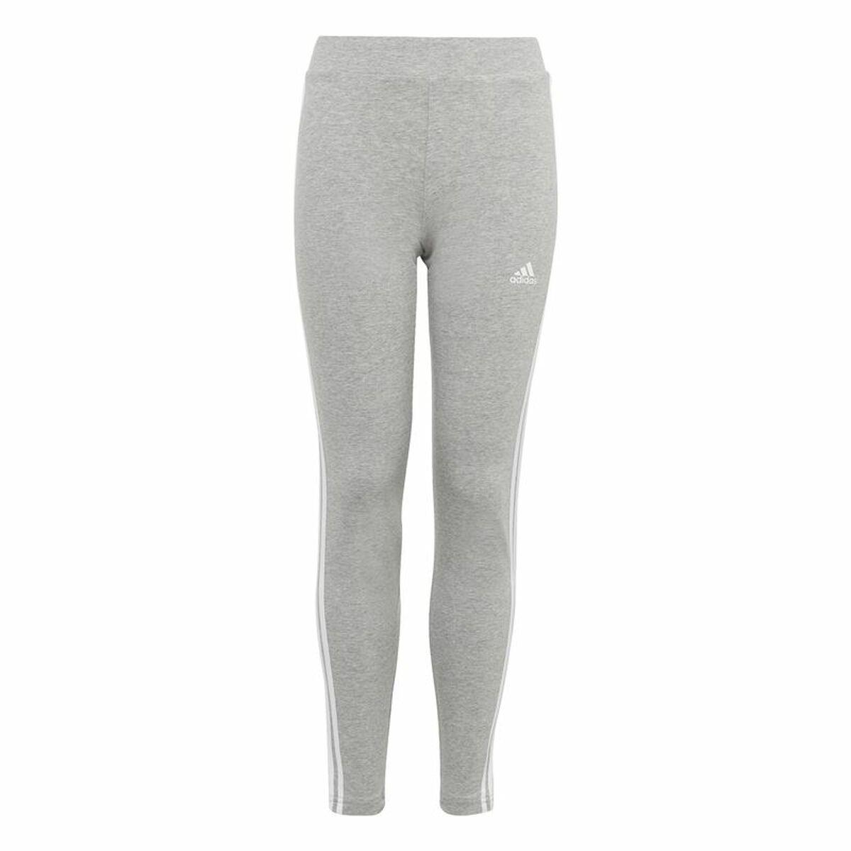 Adidas Essentials sportsleggings til piger, grå (7-8 år)