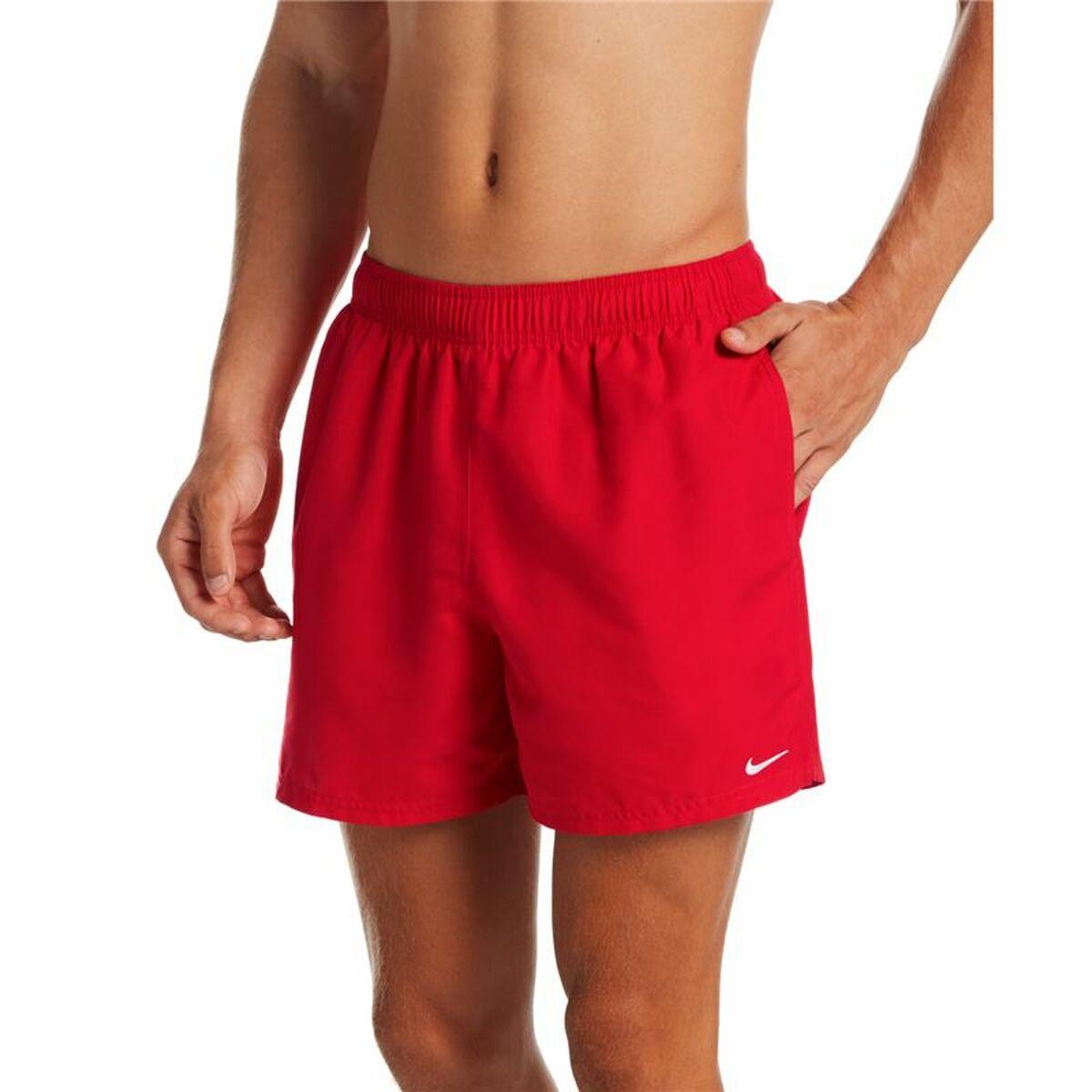 Nike 5" Volley bade shorts til mænd - Rød (S)