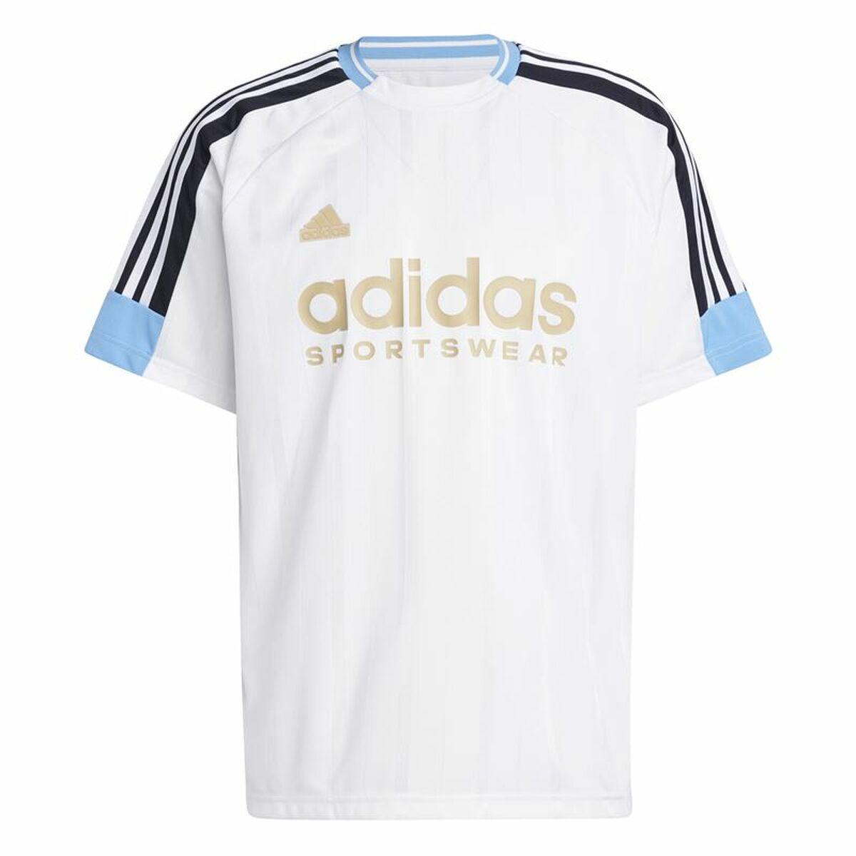 Adidas Tiro Nations kortærmet T-shirt til mænd - Hvid, XL