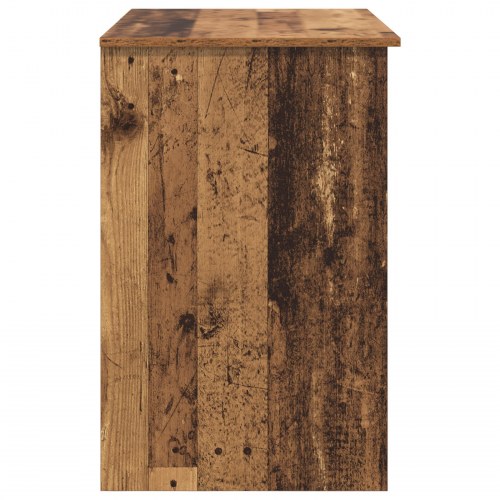 Skrivebord med Opbevaring Gammelt Træ 90x49.5x75 cm Konstrueret træ