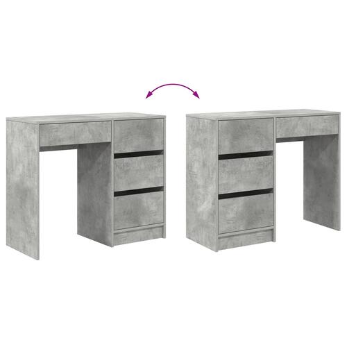 Grå skrivebord Beton grå Beton Standard Opbevaring Skrivebord