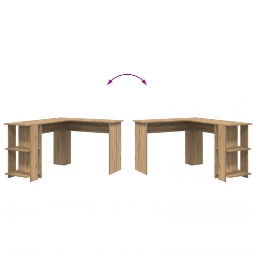 Artisan Eg Hjørneskrivebord Artisansk eg Spånplade Standard